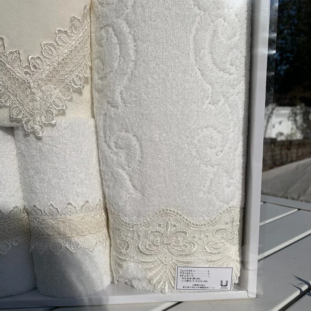 Japanese Chikazawa Guest Towel Linen Box Set